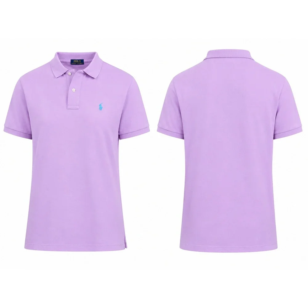 Polo Ralph Lauren Mens XL Pink Short Sleeve Cotton Pique Pony Logo Polo Shirt